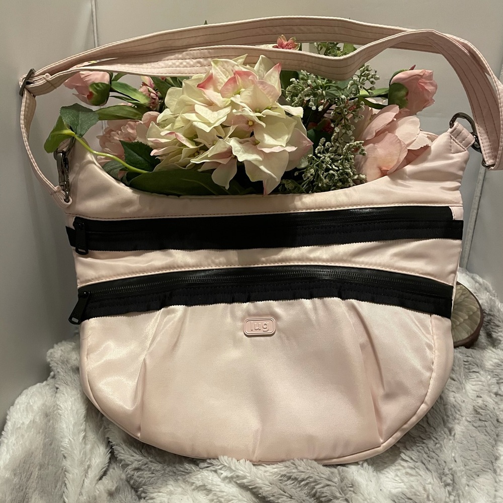 Lug Hippy Crossbody-Powder Pink